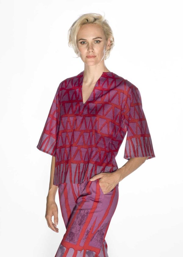 Oxalis Blusa manica a tre quarti