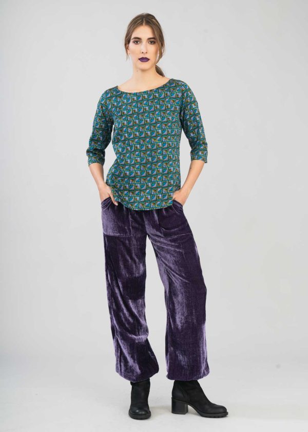 CASSIOPEA Blusa con Scollo a Barca - immagine 3