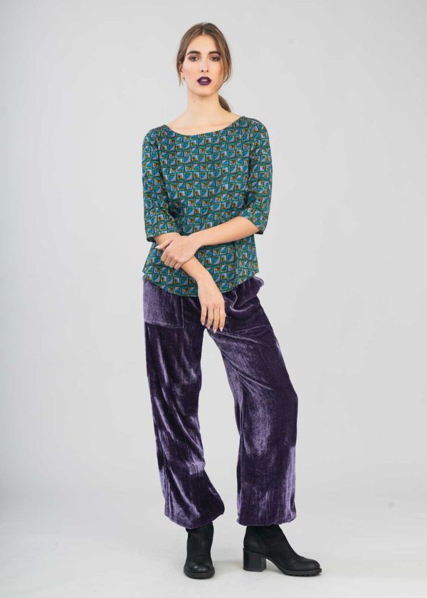 CASSIOPEA Blusa con Scollo a Barca - immagine 4