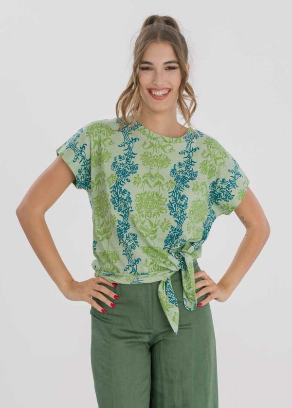 ZAFFIRA Blusa con fiocco