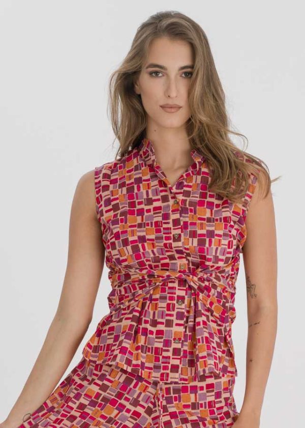 AGATA Top con fascia