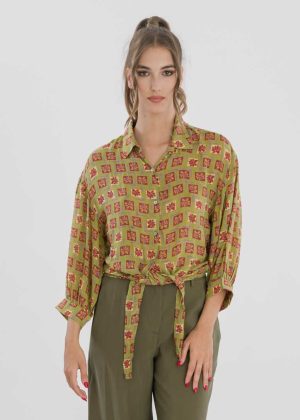 ESMERALDA Camicia con fiocco