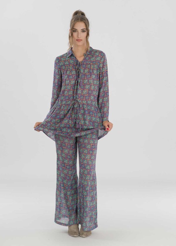 ESMERALDA Pantalone svasato - immagine 7