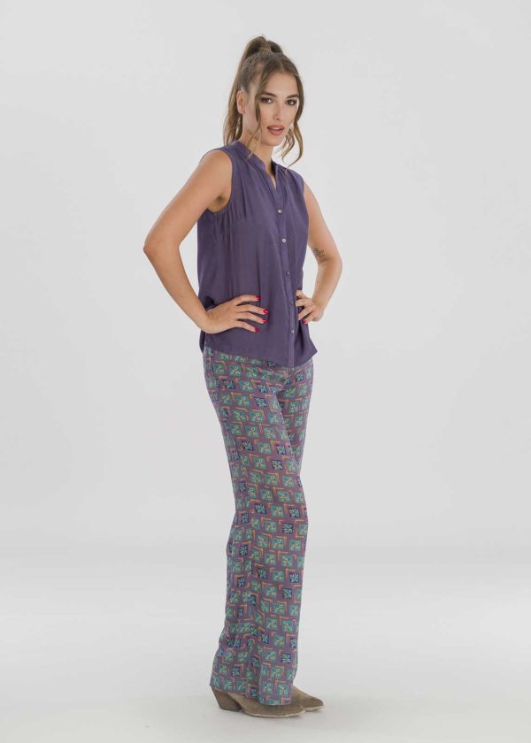 ESMERALDA Pantalone svasato - immagine 3
