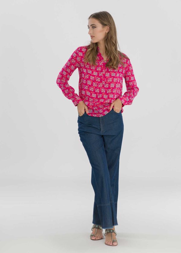 ESMERALDA Blusa alla coreana - immagine 4