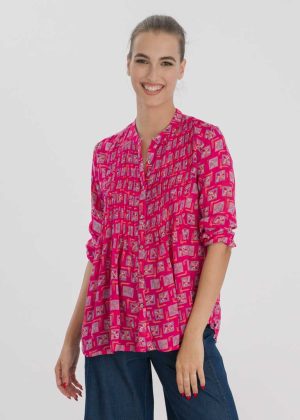 ESMERALDA Camicia plissettata